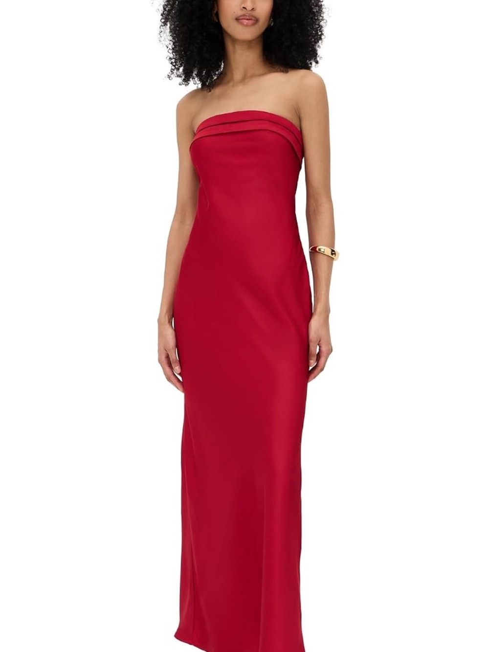 NWT Runaway the Label Red Satin Maxi Dress (Revolve)